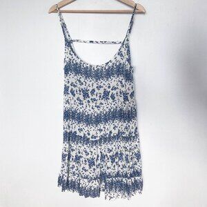 Brandy Melville Blue Floral Jada Dress